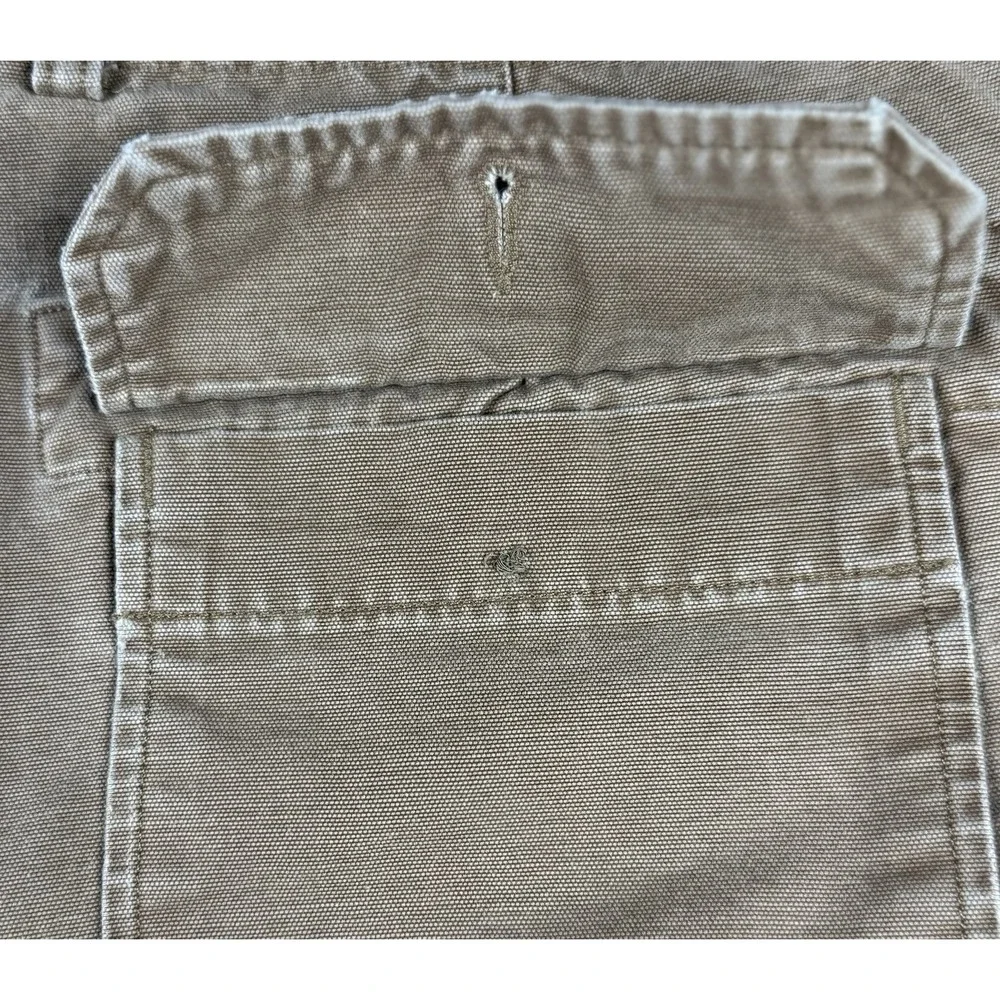Banana Republic Men's Brown Chino Shorts Size 36 Flat Front Casual Cotton